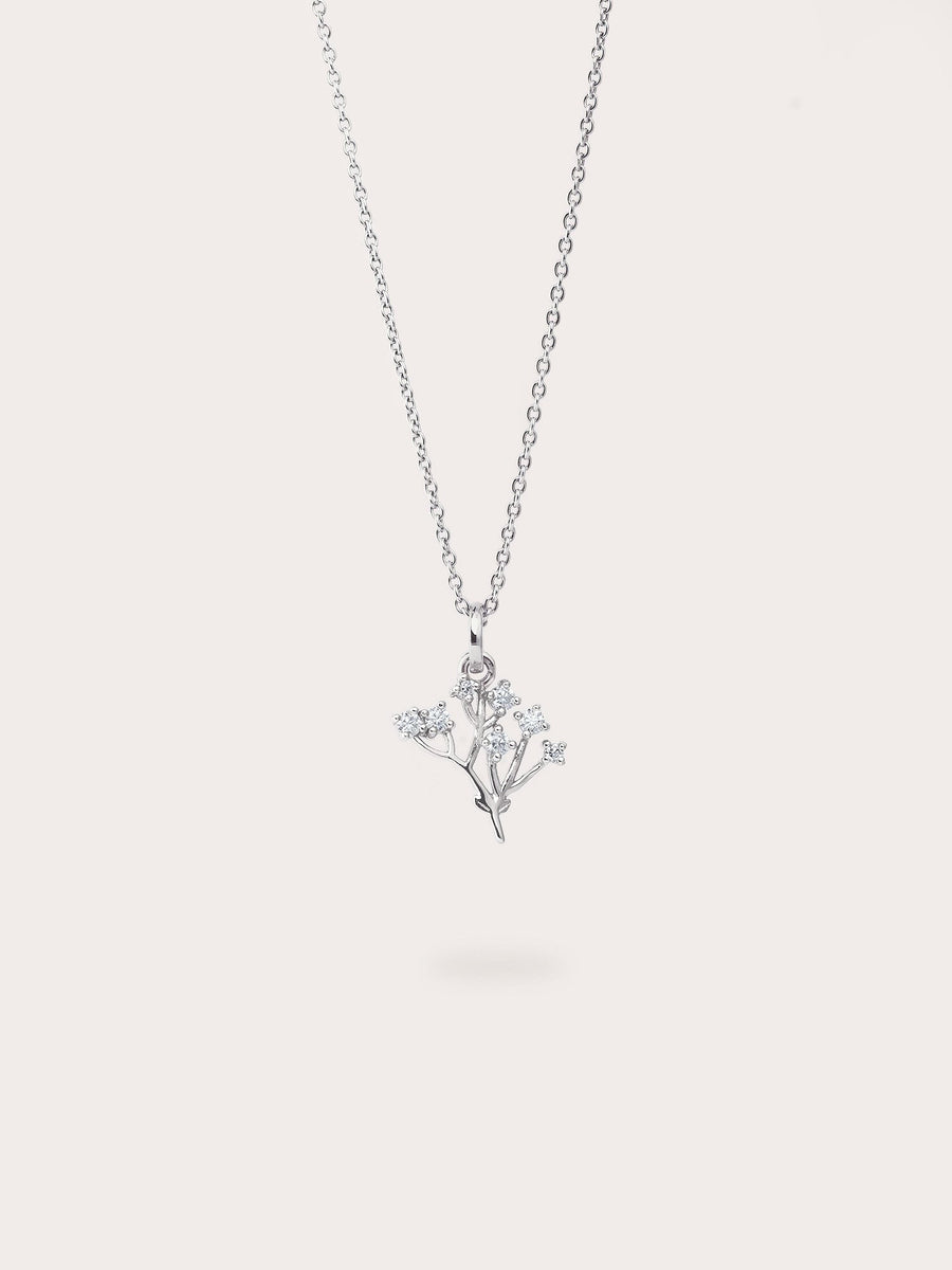 Moissanite Baby Breath Necklace