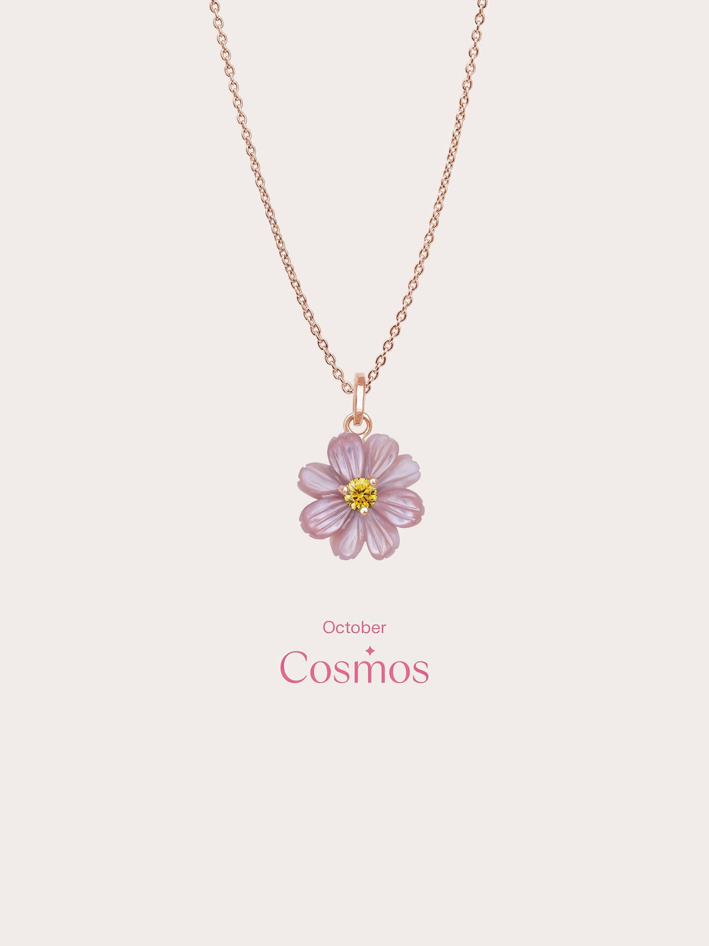 Carved Cosmos Necklace