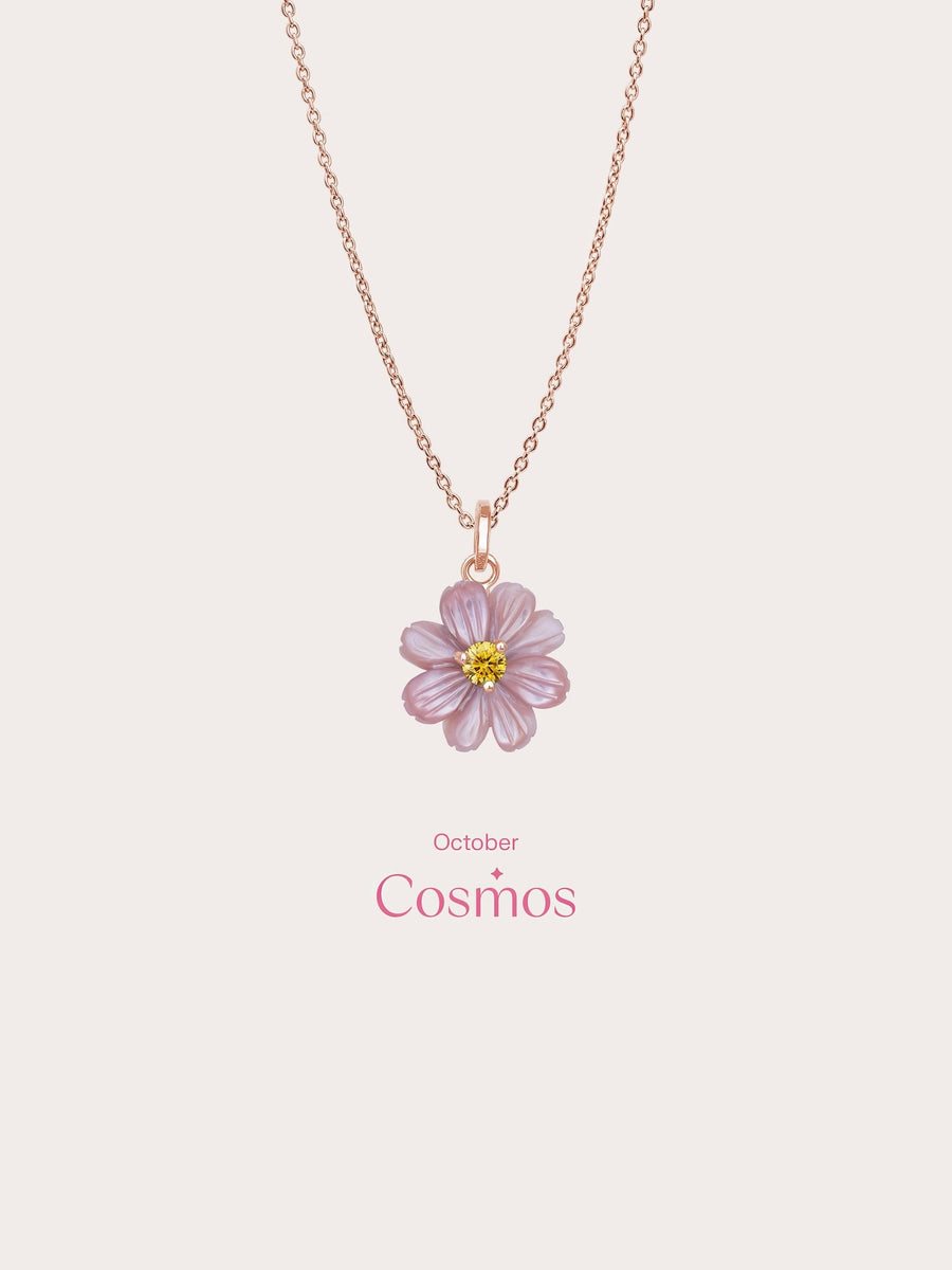Carved Cosmos Necklace