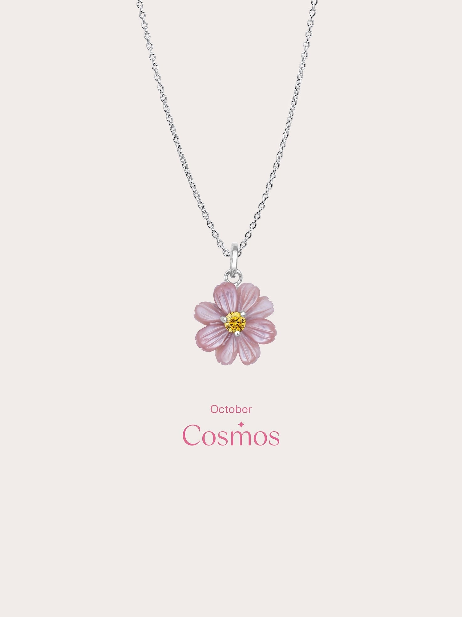 Carved Cosmos Necklace