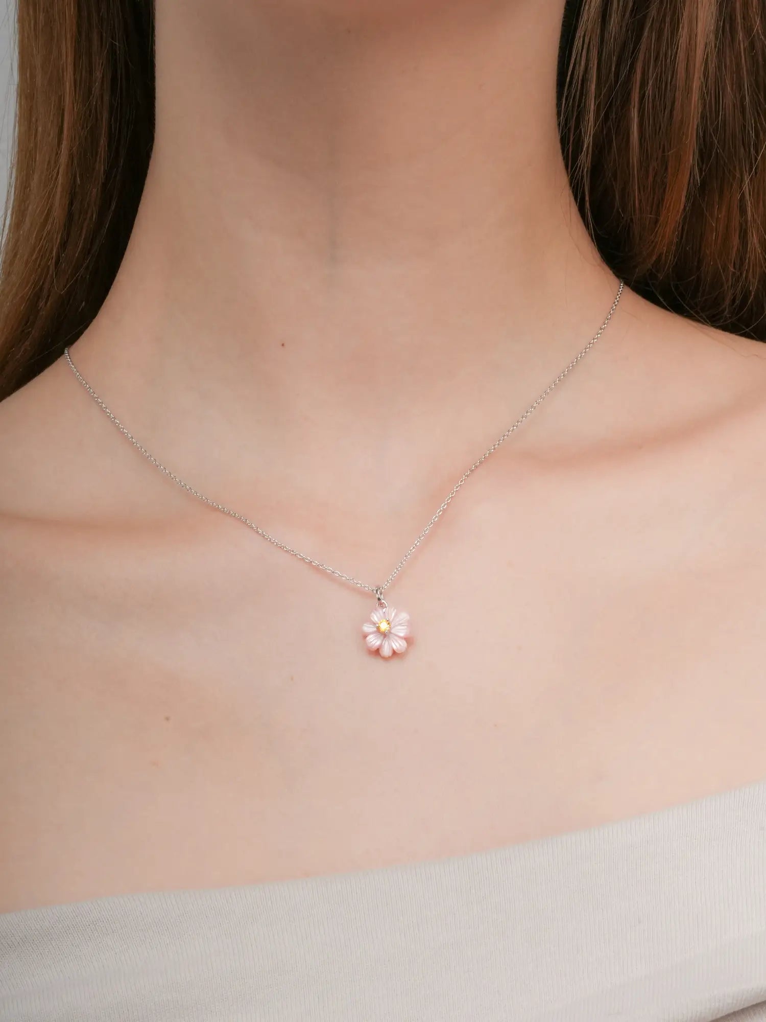 Carved Cosmos Necklace