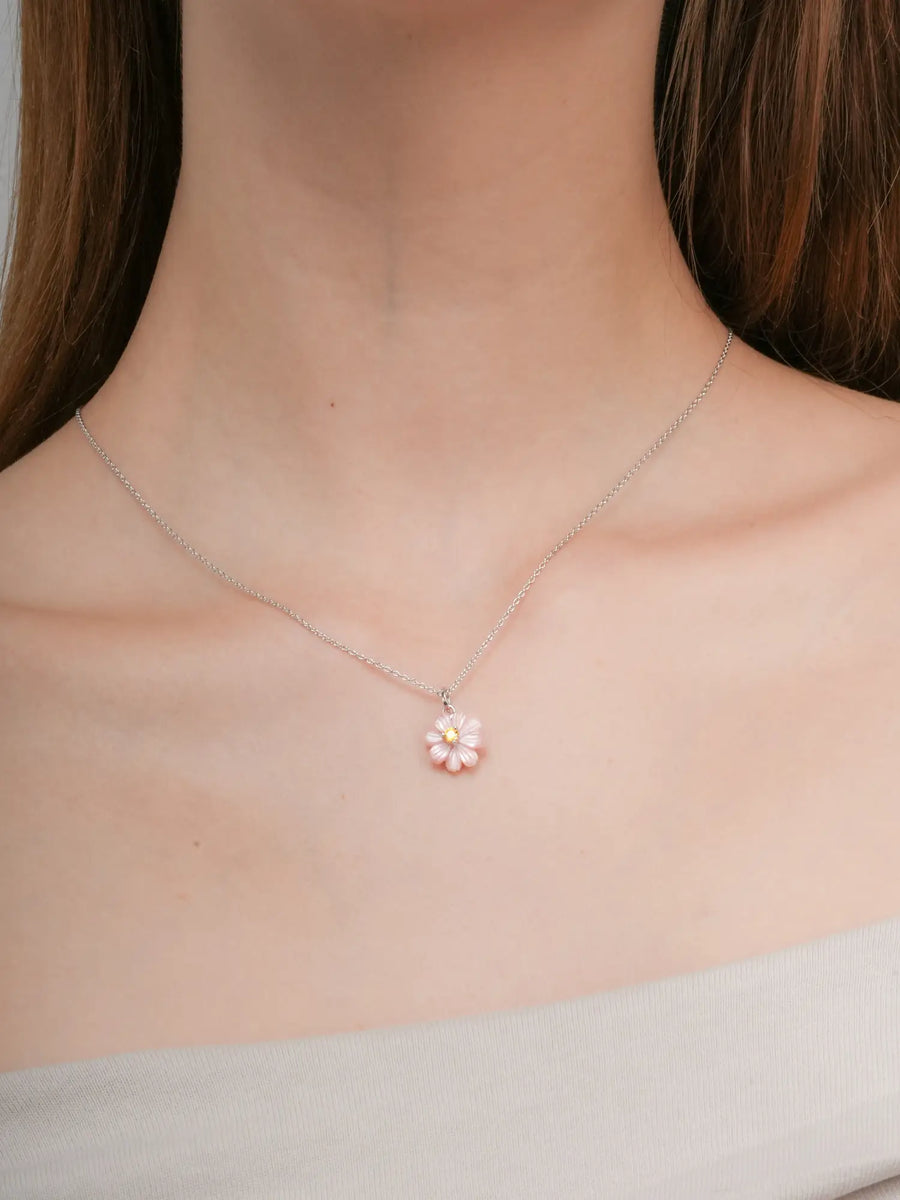 Carved Cosmos Necklace