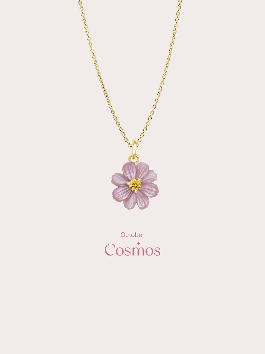 Carved Cosmos Necklace