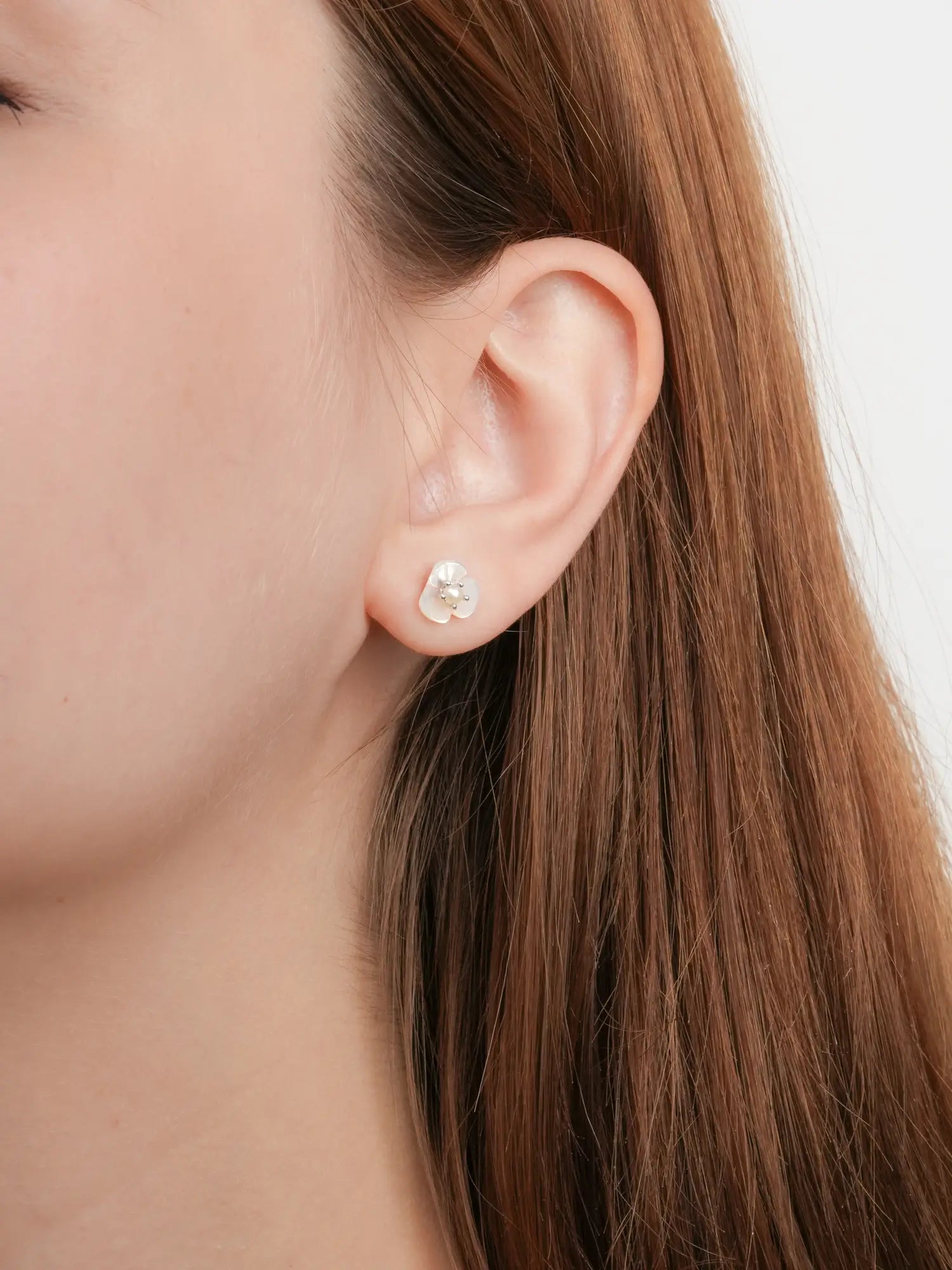 Carved Snowdrop Drop Earrings