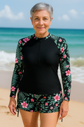 SereniSea Swimwear | UV Protection Rash Set – Sun-Safe Elegance, All-Day Ease