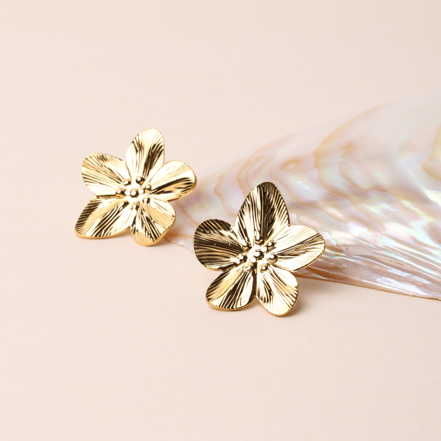 Hibiscus Earrings