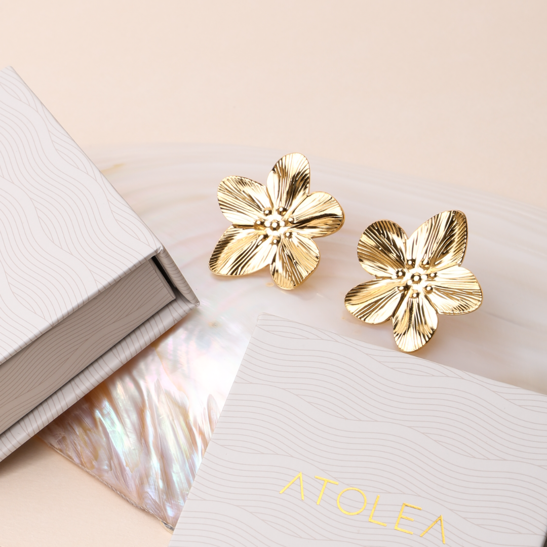 Hibiscus Earrings
