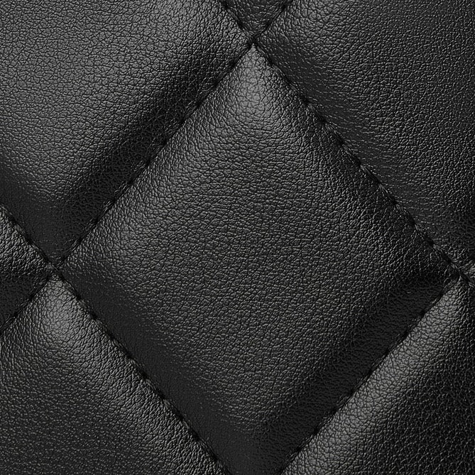 Women's Quilted Genuine Leather Chain Shoulder Bag