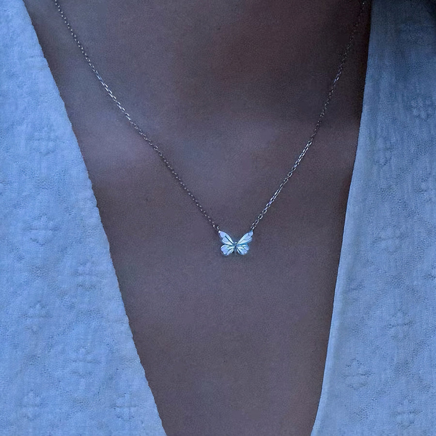 [Limited Edition] Dreamy Purple Butterfly Jewelry 2-in-1 Set