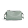 Women's Top Grain Soft Cowhide Cylinder Clutch Bag