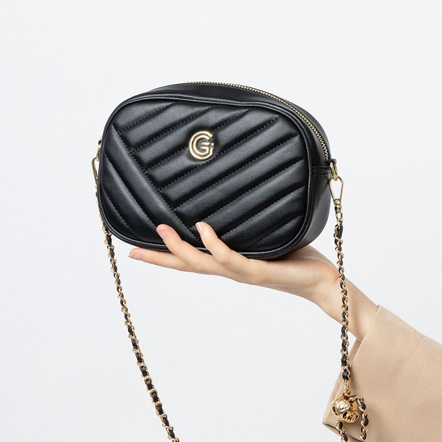 Women's Genuine Leather Retro Round Bag