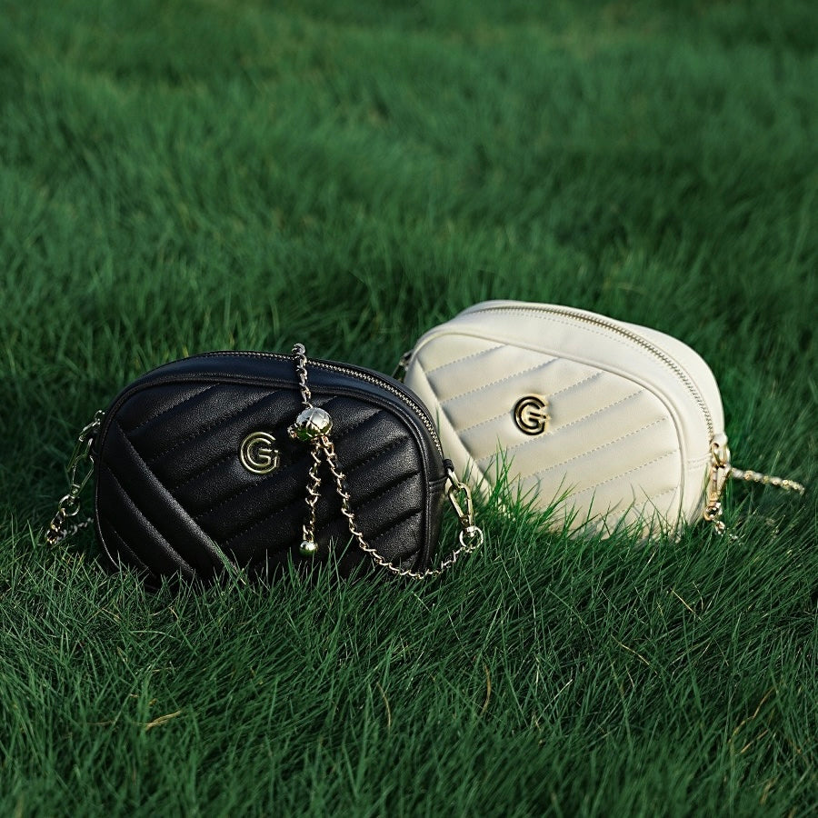Women's Genuine Leather Retro Round Bag