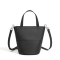 Women's Genuine Leather Minimalist Crossbody Bucket Bag