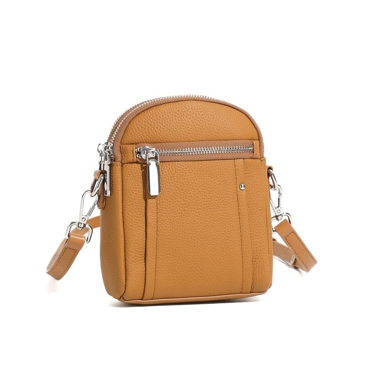 TOGO Cowhide Crossbody Versatile Fashion Phone Shoulder Bag