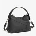 Women's Geometric Genuine Leather Pillow Crossbody Handheld Bag