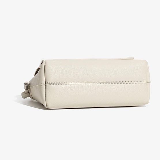Women's Simple Multicolor Genuine Leather Compact Crossbody Bag