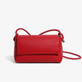 Women's Simple Multicolor Genuine Leather Compact Crossbody Bag
