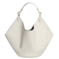 Women's Genuine Leather Large Capacity Basket Tote Bag