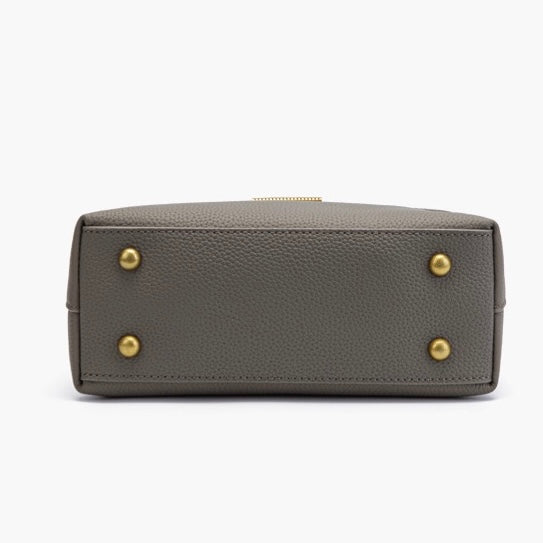 Women's Genuine Leather Shell Chain Crossbody Bag
