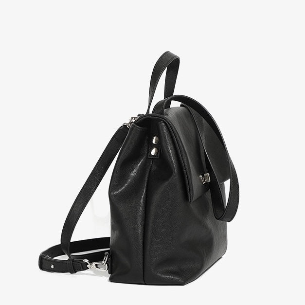 Women's Genuine Leather Large Capacity Fashion Versatile Backpack