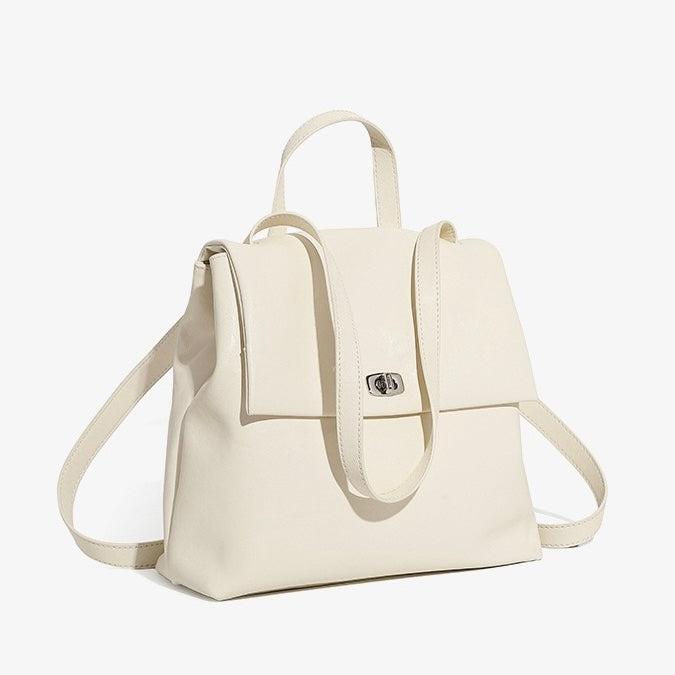 Women's Genuine Leather Large Capacity Fashion Versatile Backpack