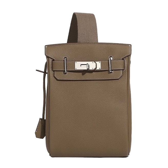Women's Top Grain Cowhide Crossbody Chest Bag
