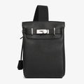 Women's Top Grain Cowhide Crossbody Chest Bag