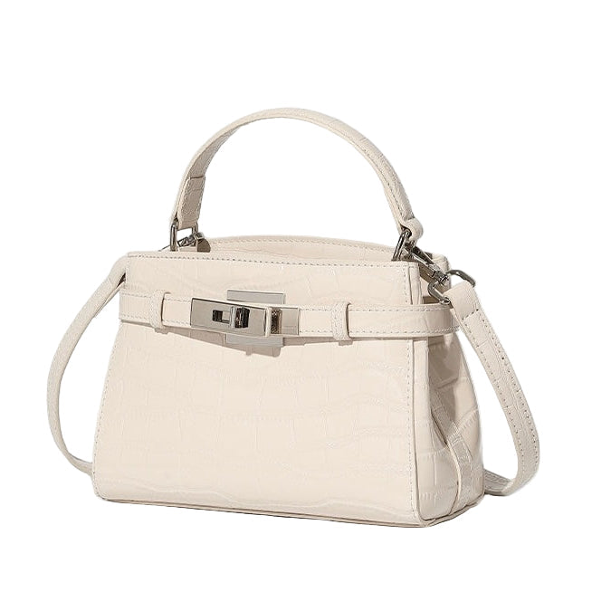 Women's Genuine Leather Crocodile Pattern Luxury Niche Handbag
