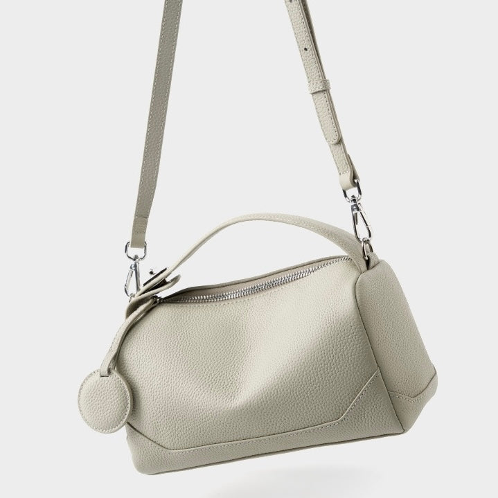 Women's Genuine Leather Boston Bag