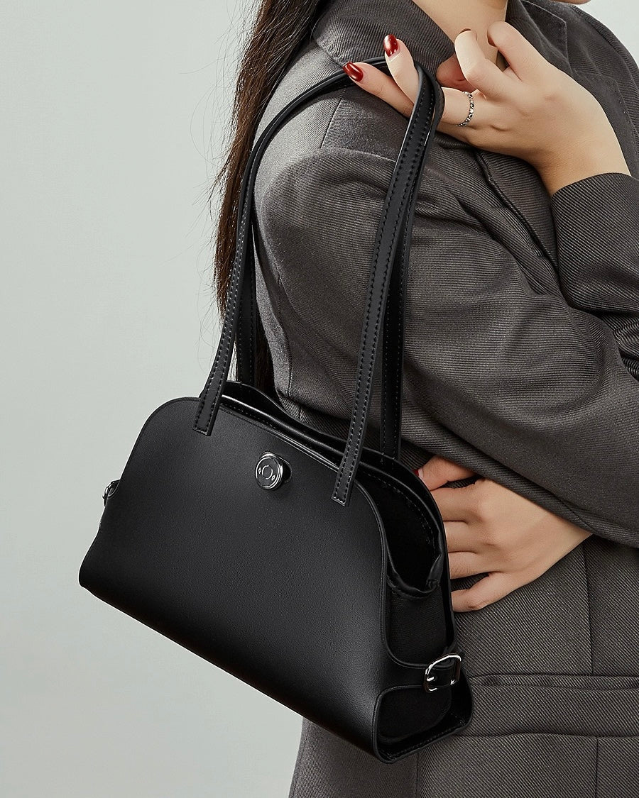Women's Lumina Genuine Leather Dome Satchel