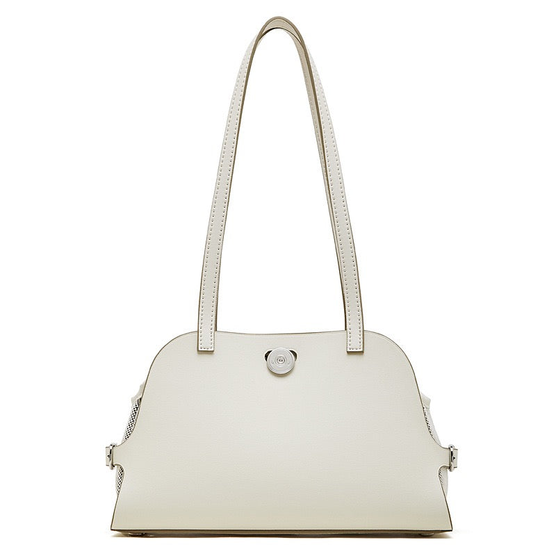 Women's Lumina Genuine Leather Dome Satchel