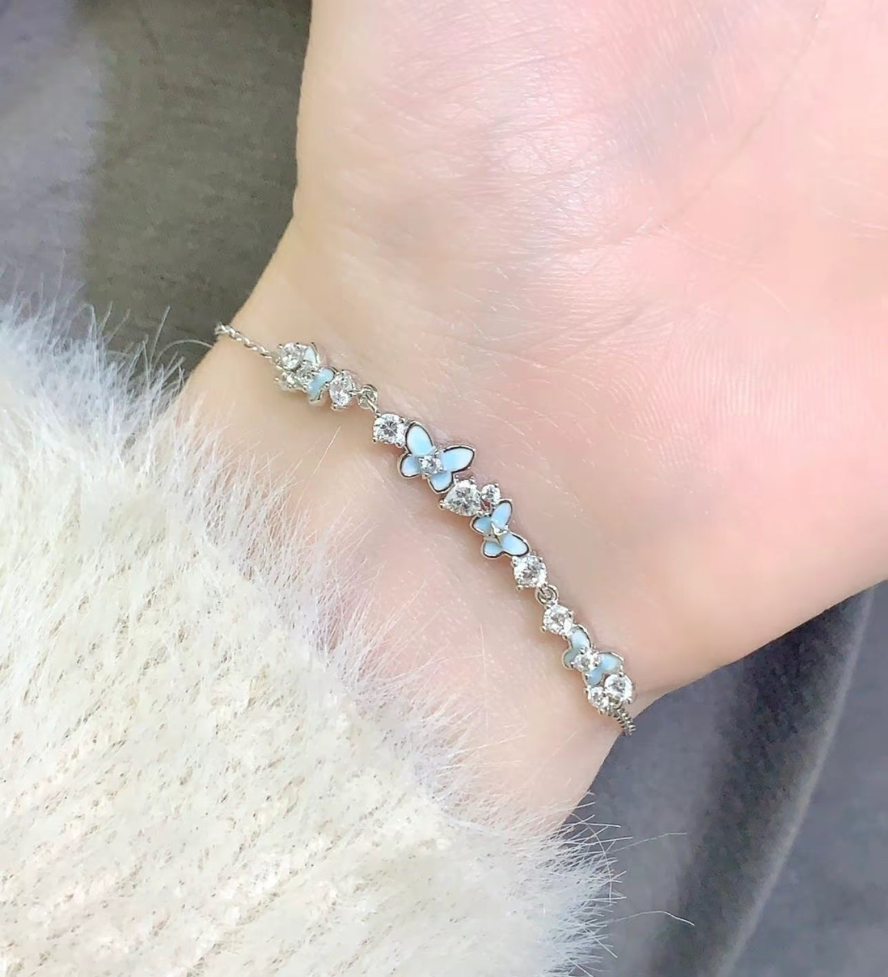 Stellar Dream Garden Butterfly Bracelet