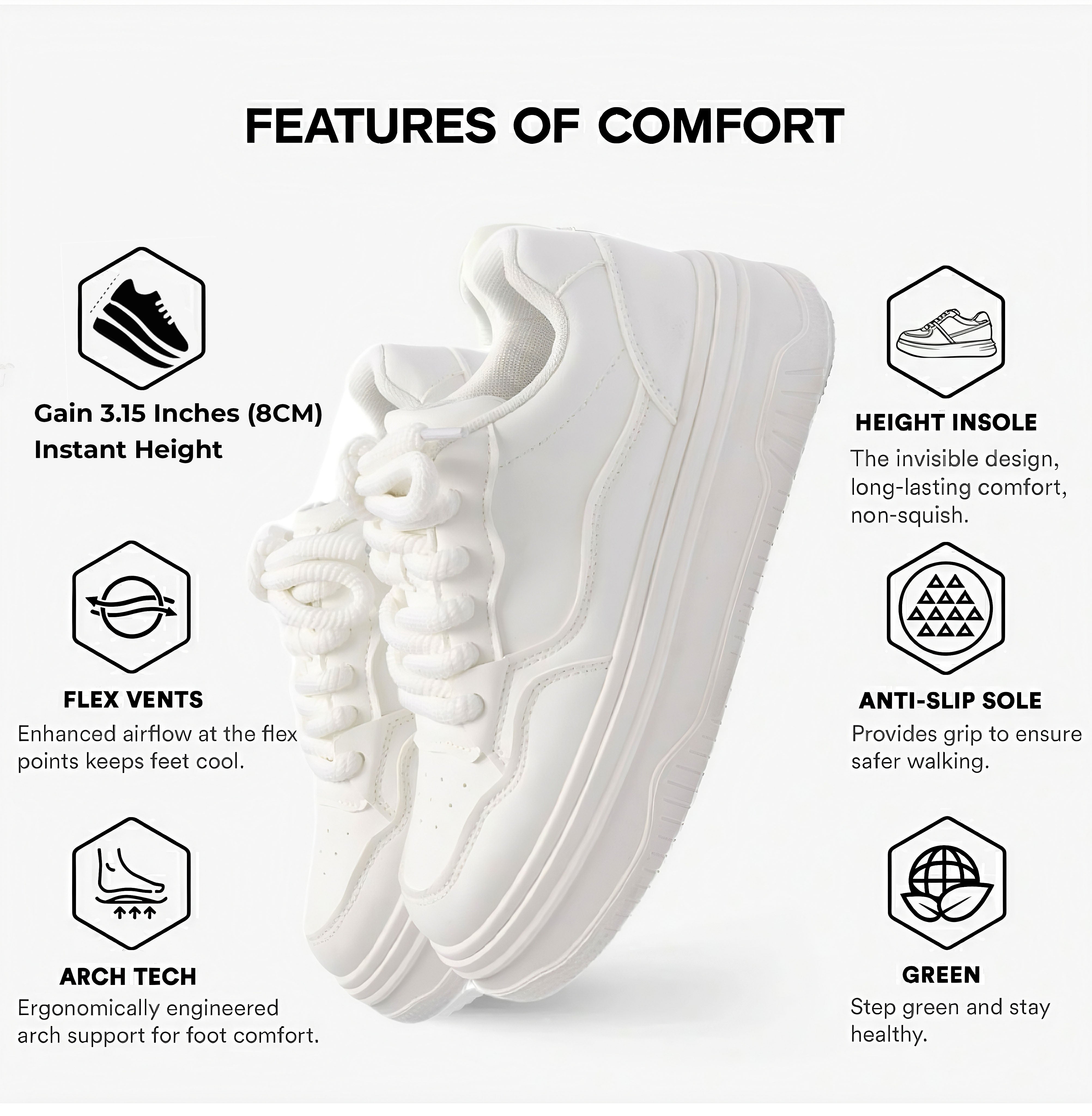 Women's Milk Cloud Platform Sneakers