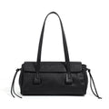 Spring Summer Vintage Genuine Leather Vegetable Tanned Underarm Baguette Bag