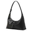 Women's Retro Crescent Genuine Leather Hobo Bag