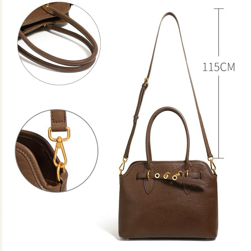 Women's Vintage Grain Leather Tote Bag