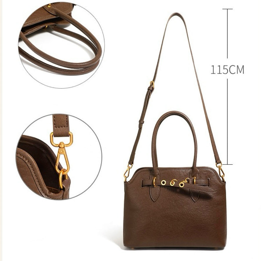 Women's Vintage Grain Leather Tote Bag