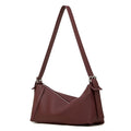 The Origami Asymmetric Genuine Leather Bag - Versatile 2-Way Carry Shoulder Purse