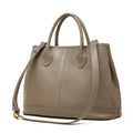 Vintage Genuine Leather Bag with Versatile 2-Way Carry - Classic Work Satchel