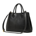 Vintage Genuine Leather Bag with Versatile 2-Way Carry - Classic Work Satchel