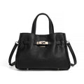 Women's Elegant Pebble Genuine Leather Crossbody Bag