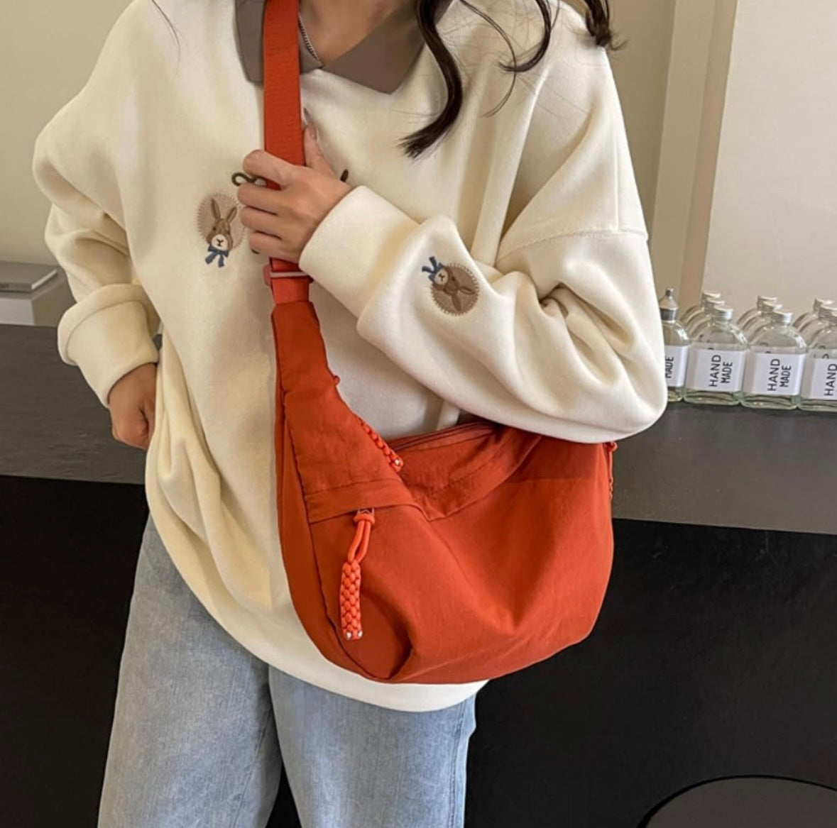 Heritage Dumpling Crossbody - Ember