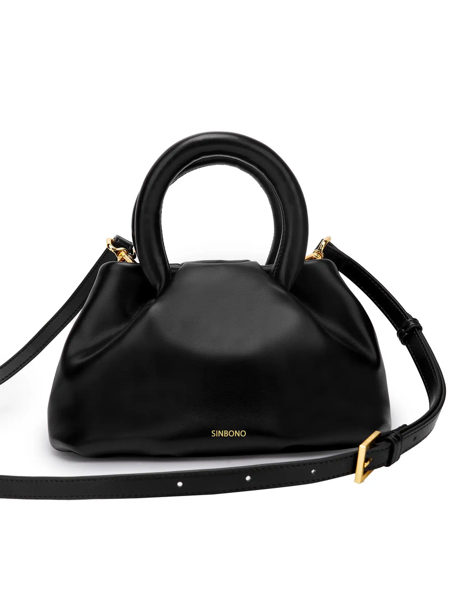 Gal Top Handle Crossbody Bag - Black