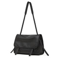 Vintage Flap Messenger Genuine Leather Bag - Large Capacity Versatile 2-Way Carry Satchel