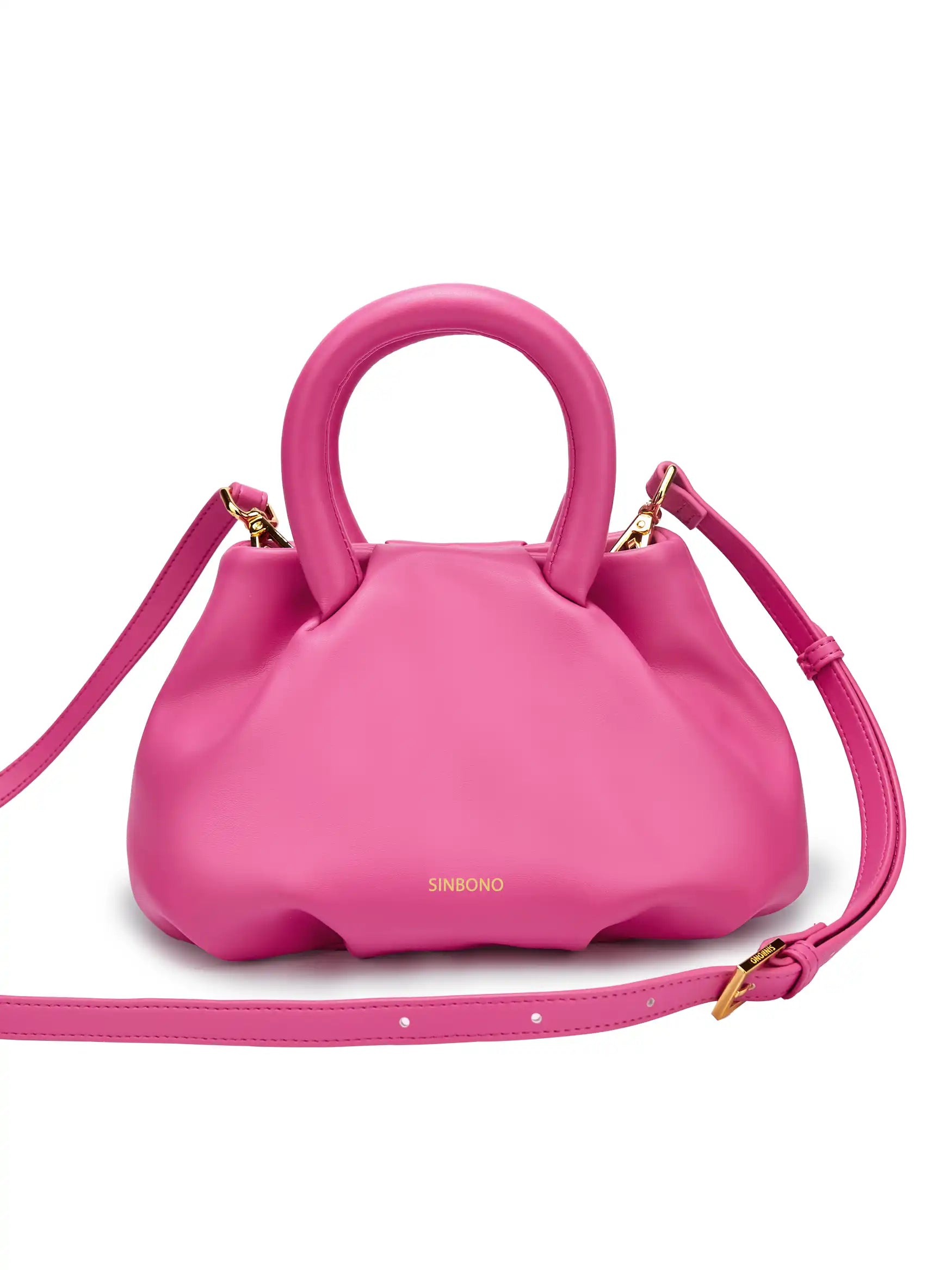 Gal Top Handle Crossbody Bag  - Bright Pink
