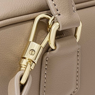 Vintage Boston Bowling Women's Genuine Leather Single-Shoulder Crossbody Handbag