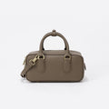 Vintage Boston Bowling Women's Genuine Leather Single-Shoulder Crossbody Handbag