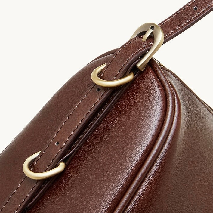 The Modern Cylinder Genuine Leather Bag - Versatile 2-Way Carry Barrel Purse