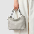 Luxury Chain Genuine Leather Handheld & Single-Shoulder Tote