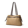 Retro Suede Large Capacity Genuine Leather Shoulder Bag